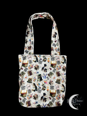 Book Lover Reversible Tote Bag