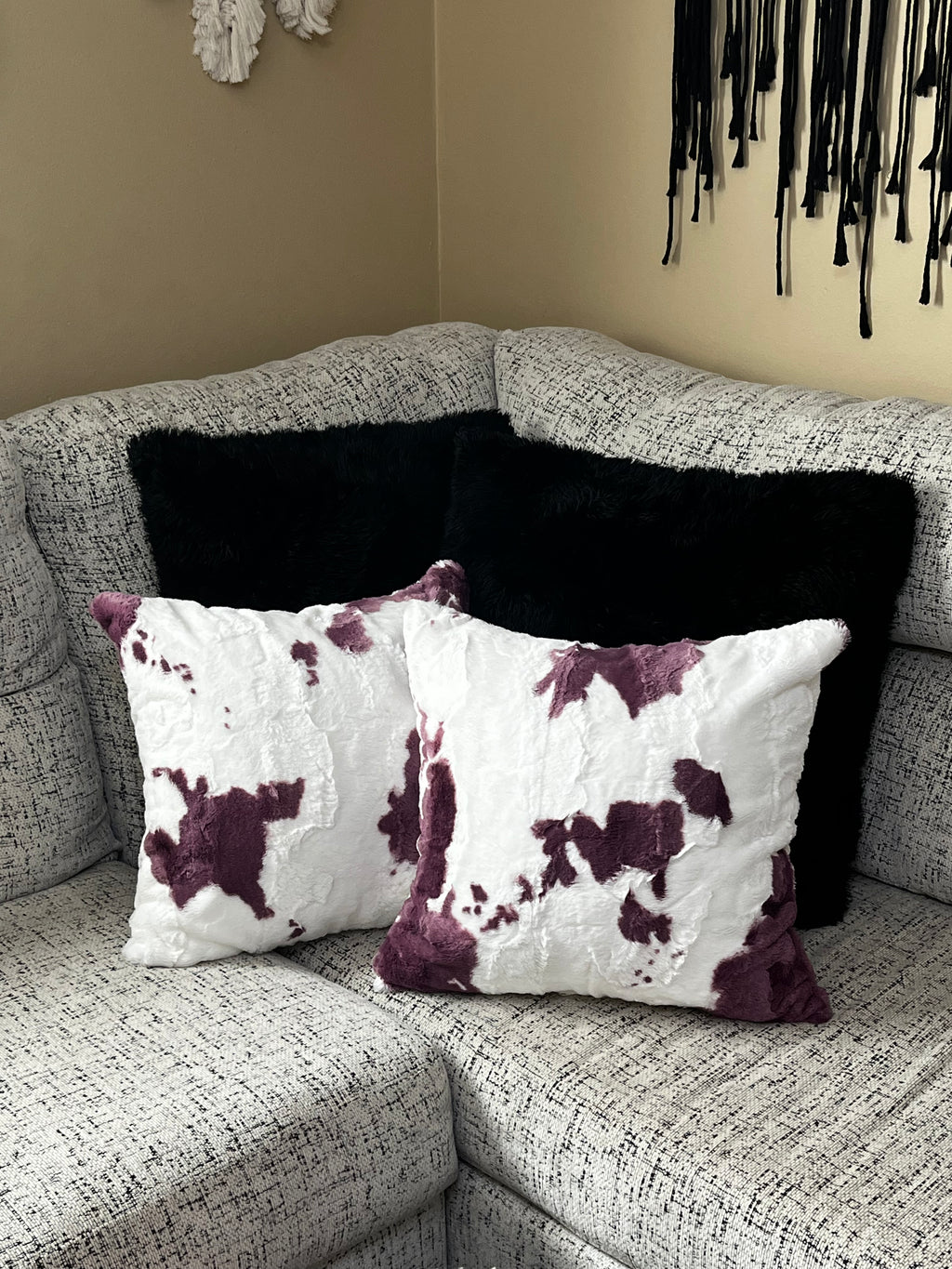 Sugar Plum Calf Zippered Cuddle Dreamz Throw Pillows