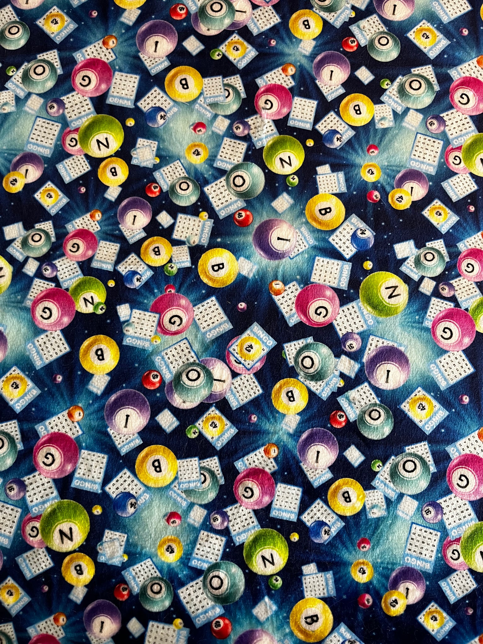 Bingo Zippered Seat cushion cover with foam insert