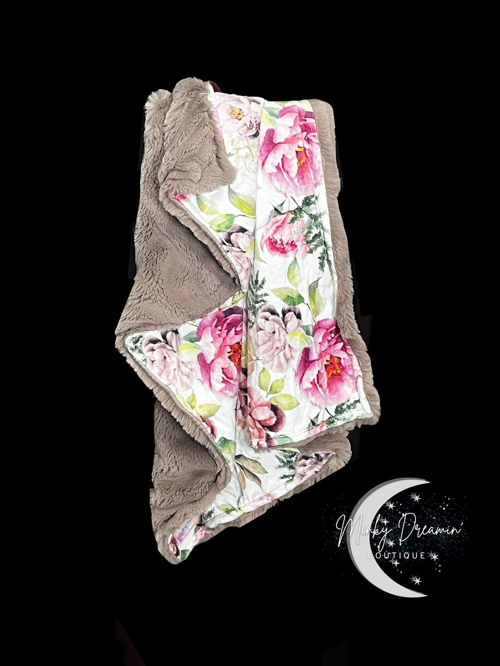 Floral/Simply Taupe Bunny