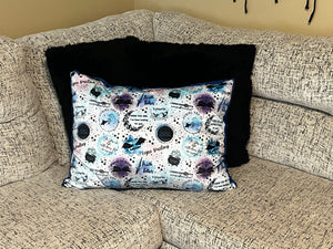 Bookish Theme/Royal Hide Standard Size Zippered Pillowcase & Cuddle Dreamz Pillow Insert