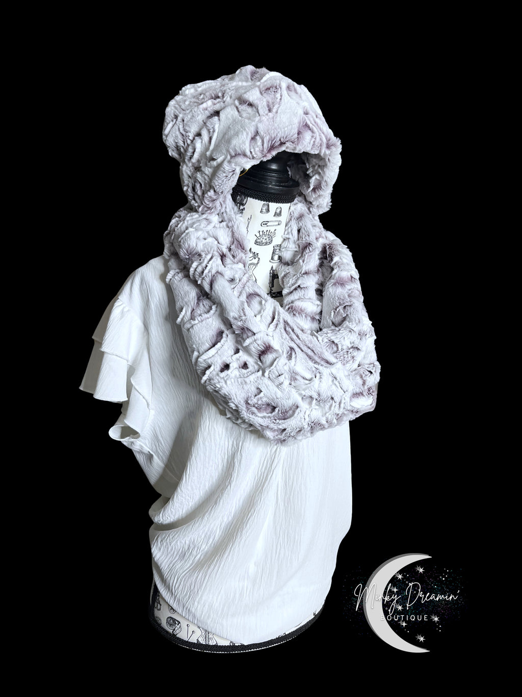 Berrylicious Prism Poppy Beanie Cap & Infinity Scarf Set