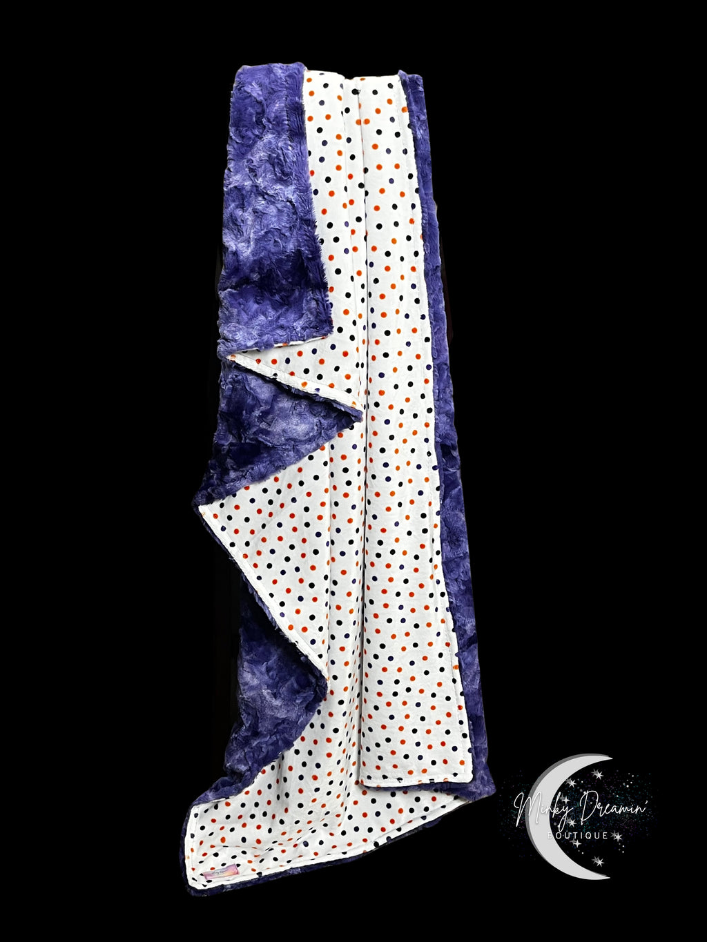 Halloween Polka Dots/Viola Galaxy