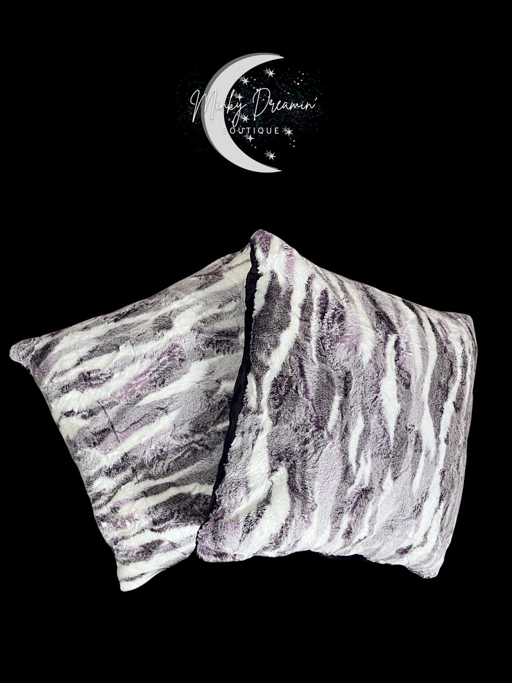 Elderberry Frosted Himalayan/Berry Hide Zippered Pillowcase with Sweet Dreamz Pillow Insert