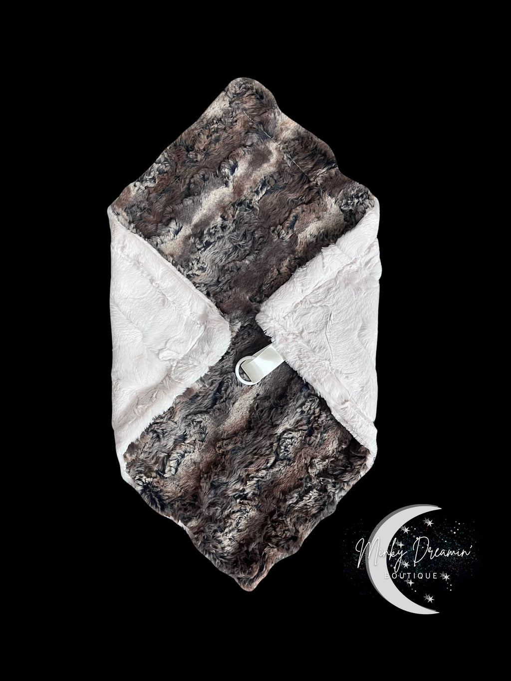 Driftwood Wild Rabbit/Natural Hide Dinky Minky