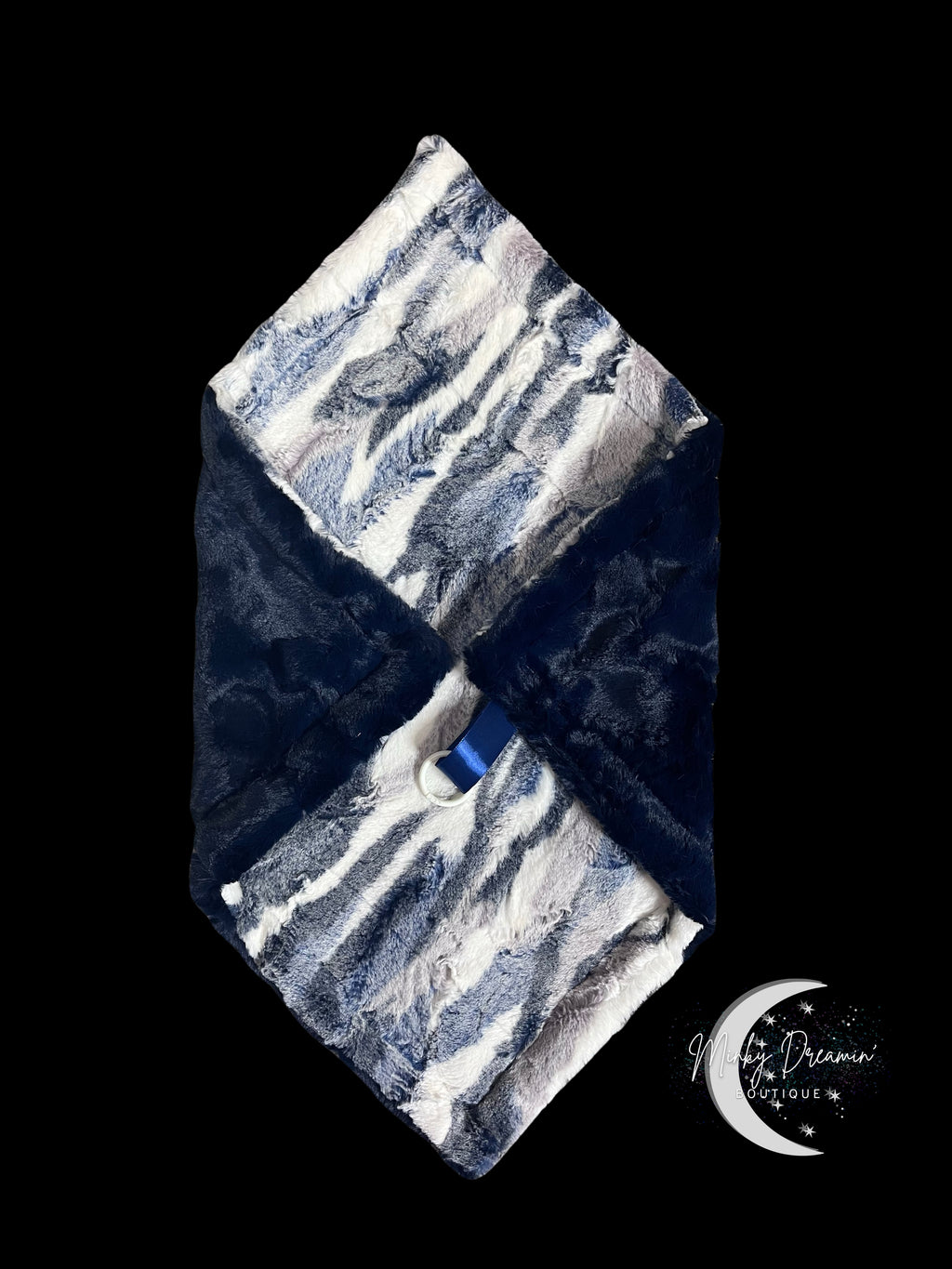 Navy Frosted Himalayan/Navy Hide Dinky Minky