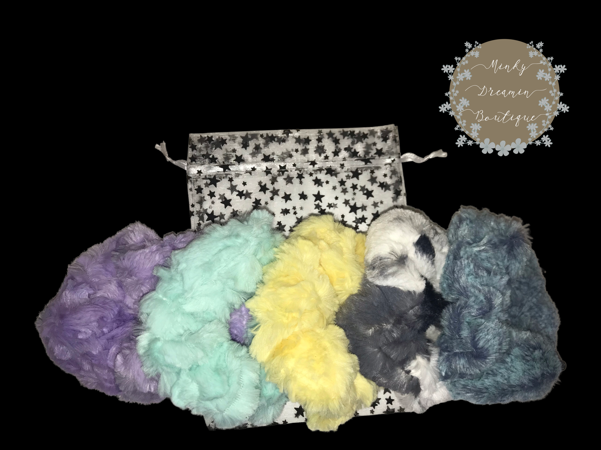 Mystery Minky Scrunchie 5 pack